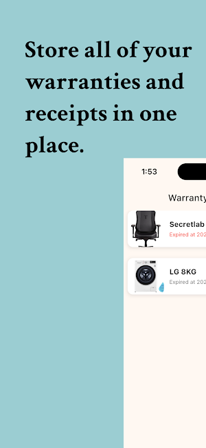 Warranty Tracker Screenshot 3