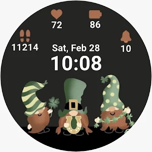St Patrick’s Gnomes watch face Screenshot 0