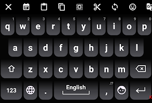 KKeyboard GreyMix Theme Screenshot 0