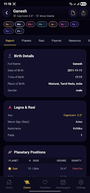 Jothisham Astrology Screenshot 1