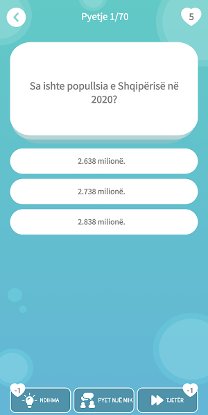 Quiz: Kuiz Njohurive Në Shqip Screenshot 0