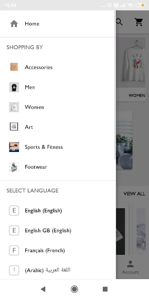 PrestaShop Multi Vendor Mobile App Screenshot 1