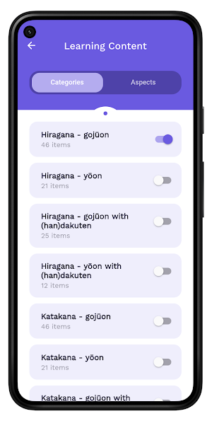 Learn'em: Hiragana & Katakana Screenshot 3