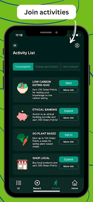 Derbyshire Green Rewards Screenshot 2