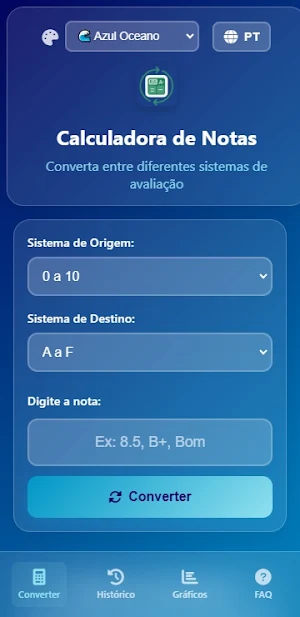 Calculadora de Notas Escolares Screenshot 0