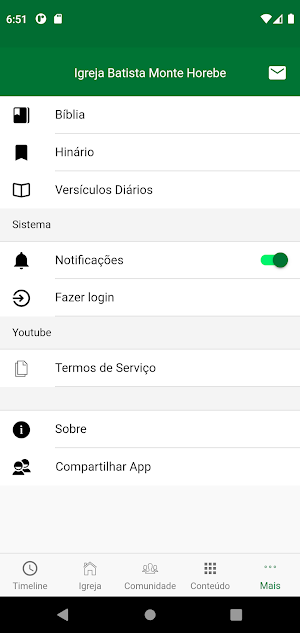 Igreja Batista Monte Horebe Screenshot 2
