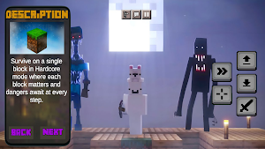 Mod One Block Horror Minecraft Screenshot 1