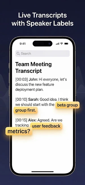 Notie: AI Summary & Note Taker Screenshot 2
