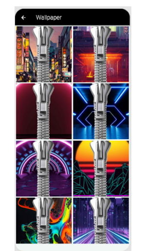 Zipper Lock Screen Offline Screenshot 0