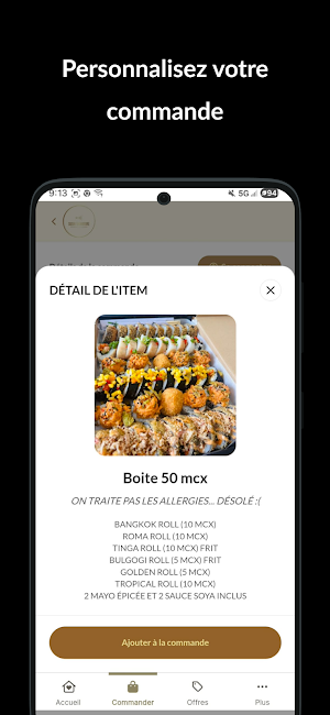 Sushi Signature Screenshot 2