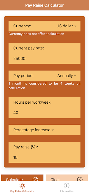 Pay Calculator Plus - Pay Check & Pay Raise Screenshot 0