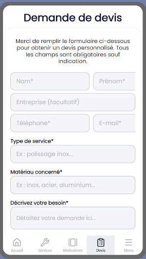 FB Polissage Screenshot 1