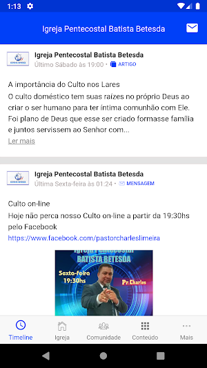Igreja Pentecostal Batista Betesda Screenshot 2