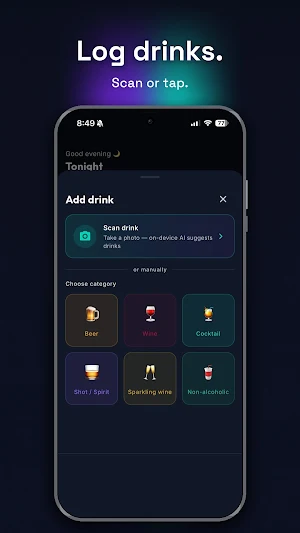 LuciDrinks: Conscious Drinking Screenshot 1