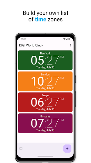 DIGI World Clock Screenshot 0