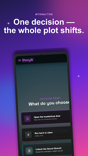 StoryAI - Interactive Stories Screenshot 1