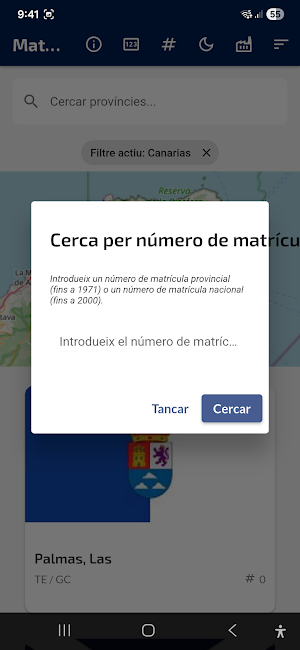 Matrícules Provincials Screenshot 3