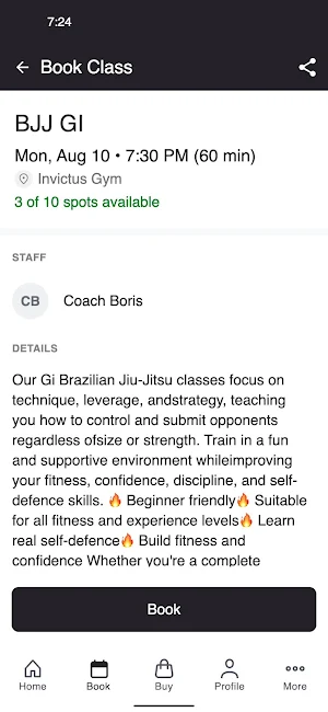 Invictus Gym Screenshot 2