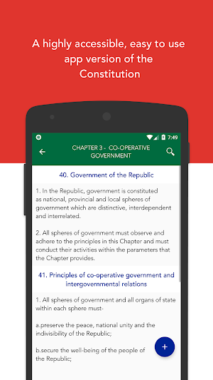 South Africa Constitution 1996 Screenshot 3