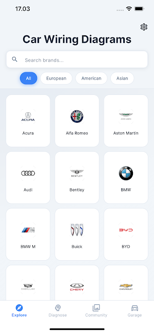 AutoWire: Car Wiring Diagrams Screenshot 0