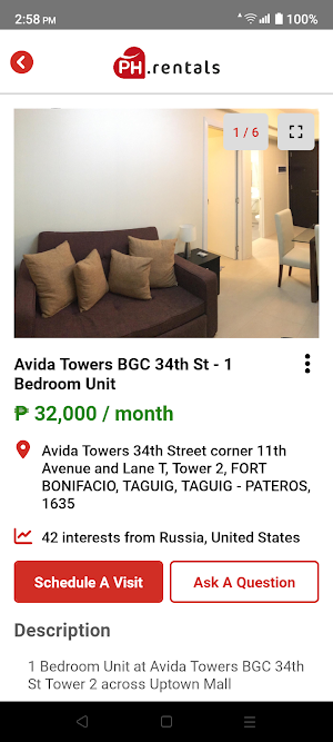 PH.Rentals Screenshot 1