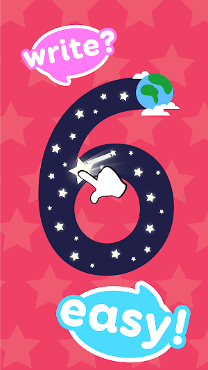 123 Candy Baby 🏆 Numbers Reading Writing Practice Screenshot 0