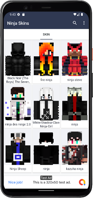 Ninja Skins for Minecraft PE Screenshot 3