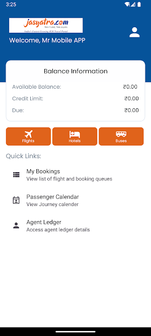 JasYatra B2B App Screenshot 0