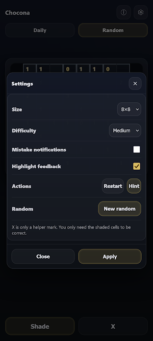 Chocona - Area Fill Puzzle Screenshot 3
