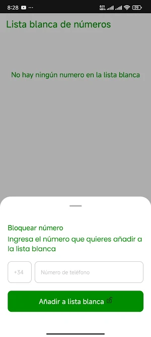 SinCobradores Bloquea Llamadas Screenshot 2