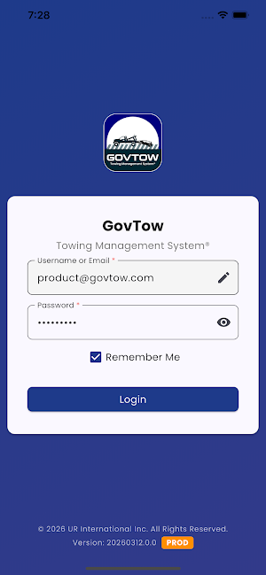 GovTow Screenshot 2