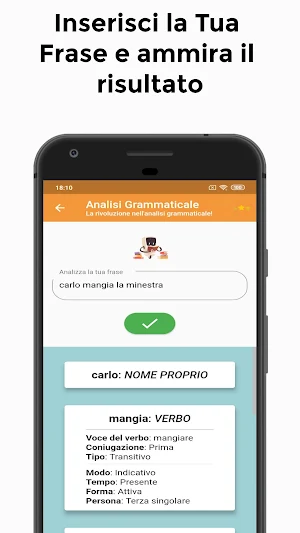GrammaticaMaster - Analisi Grammaticale Master Screenshot 1