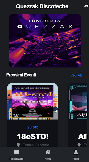 Quezzak Events Screenshot 1