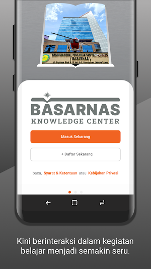 Basarnas Knowledge Center Screenshot 0
