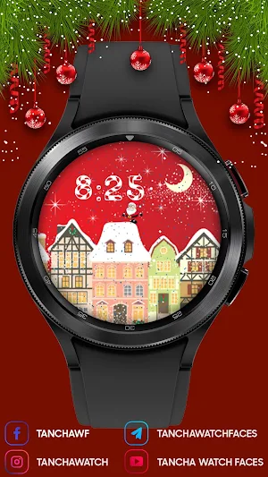Tancha Xmas Watch Face Screenshot 3