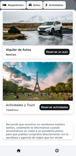 Explorador de Viajes Screenshot 1