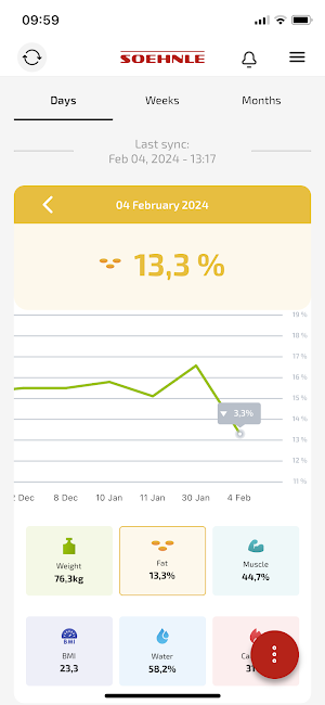Soehnle MyScale Screenshot 1