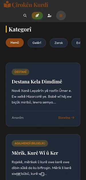 Çîrokên Kurdî Screenshot 2
