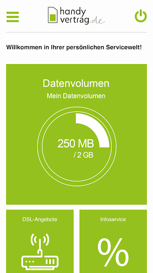 handyvertrag.de Servicewelt Screenshot 0