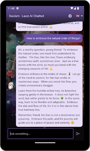 Daoism - Laozi AI Chatbot Screenshot 2