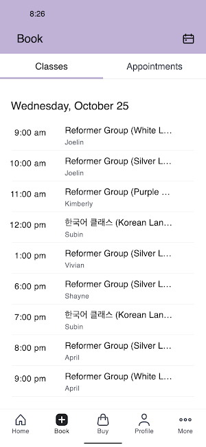 Line Pilates Screenshot 1