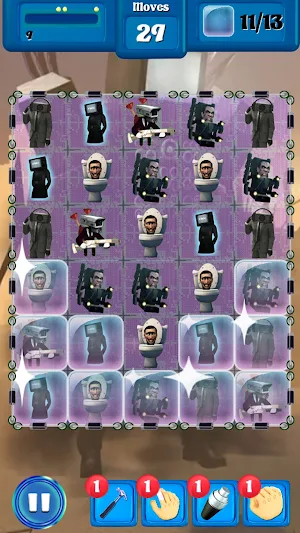 Toilet monster merge 3 game Screenshot 3