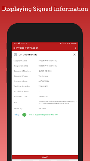 eSoham - eInvoice Verification Screenshot 2