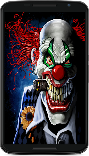 scary clown wallpaper Screenshot 2
