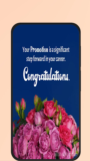 congratulations on promotion Screenshot 0