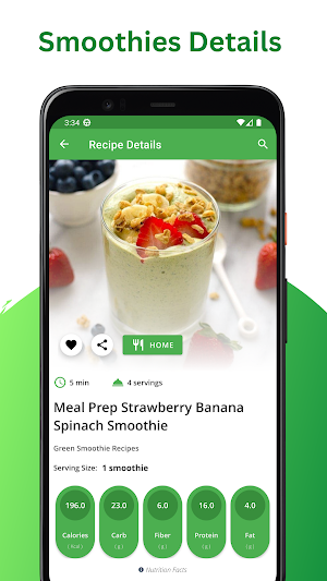 Green Smoothie Recipes Offline Screenshot 3