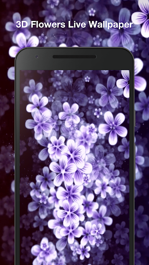 3d Flowers Live Wallpaper Screenshot 3