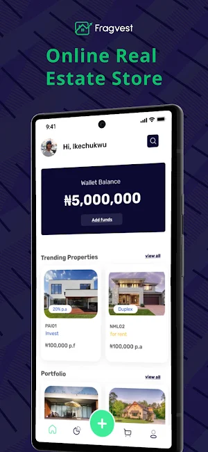 Fragvest: Real Estate Store Screenshot 0