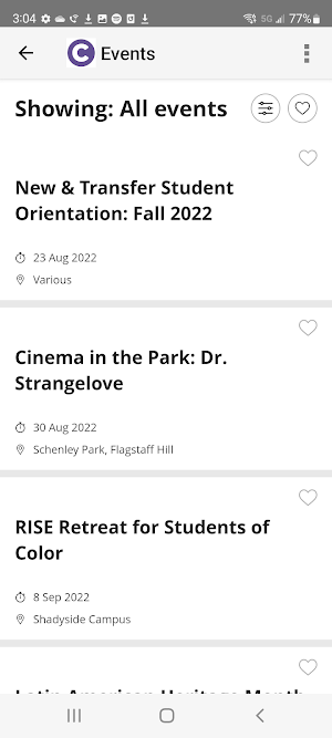 Chatham University App screenshot 2