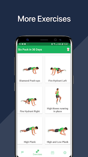 7 Minute Abs Workout - Home Workout for Men Screenshot 1